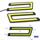 thumbnail image 1 of dhru 1pc en forma de u 12v led cob coche auto drl conducción diurna lámpara antiniebla huangjie unisex, 1 of 1