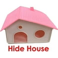 thumbnail image 4 of Large Pink 5-Story Mansion Twin Tower Crossover Level Play Tube Hamster Habitat Mouse Home Rodent Gerbil House Mice Rat Wire Animal Cage, 4 of 8
