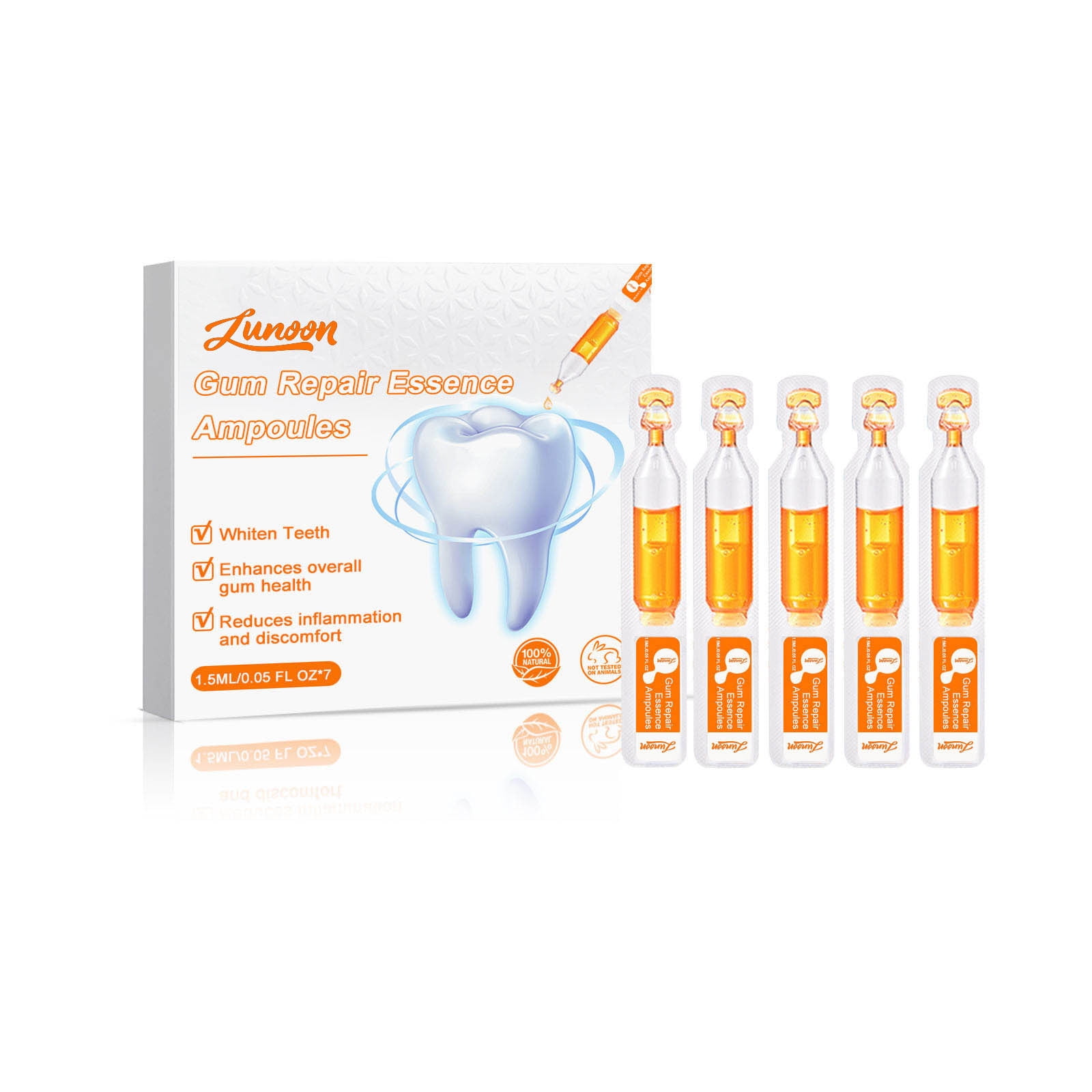 Ashosteey Ampoule Toothpaste,Ampoule Tooth Serum,Ampoule Toothpaste,7Pcs Ampoule Oral Restorative Toothpaste,Removal of Tartar and Plaque Bacteria and Various Oral Problems