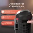 thumbnail image 4 of Lasko 23" 1500W Oscillating Ceramic Space Heater with Timer, Remote, Silver, 755320, 4 of 16