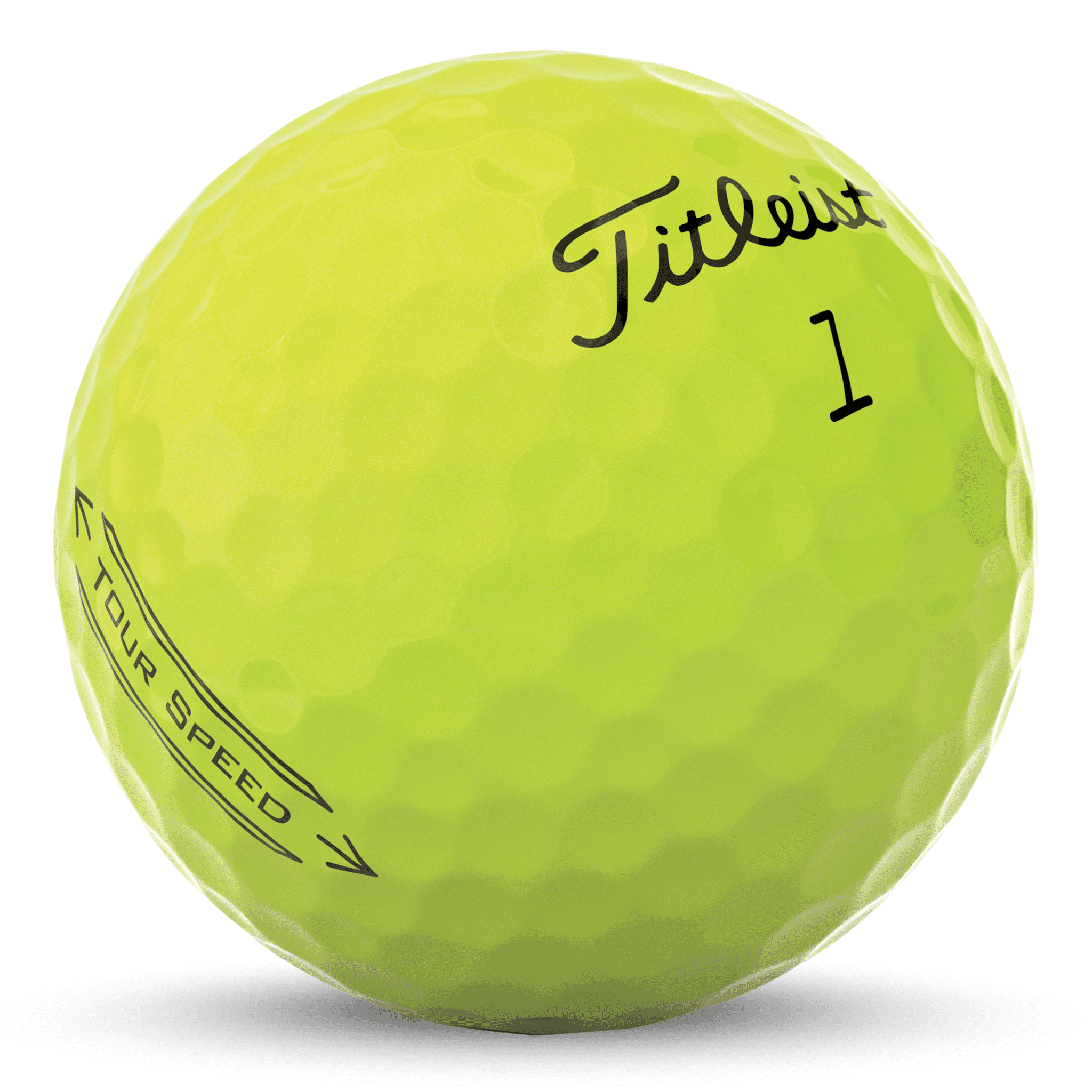 Titleist Tour Speed Golf Balls, 12 Pack, Yellow