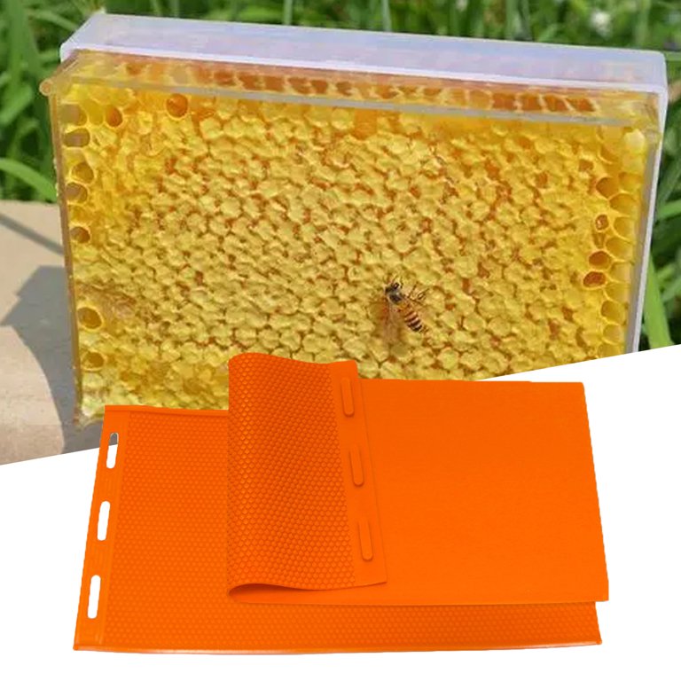 Silicone Beeswax Press Mold For Honeycomb Sheets - 5.4mm Reusable Non-Stick Mold For Beekeeping & Candle Making