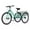 Cyan, variant on Lilypelle Mountain Tricycle for Adults, MTB 7 Speed Three Wheel Bike, 24/26/27.5 Inch Adults Trikes w/ Disc Brake & Cargo Basket for Women, Men, Seniors