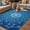 Blue, variant on Blue Flowers Outdoor Rug for Patio/Deck/Porch, Non-Slip Large Area Rug 5 x 7 Ft, Farmhouse Boho Middle Century Floral Art Indoor Outdoor Rugs Washable Area Rugs, Reversible Camping Rug Carpet Runner