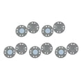 thumbnail image 1 of 10pairs 20mm Durable Button Classical Grab Knitting Knitting Sewing Pants Jean Gray, 1 of 8