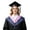 Pink, variant on Elegant Classic Academic Graduation Hood Stole Shawl Collar Wraps For Doctor Commencement Formal Versatile Distinguished Scholarship Prestigious White One Size