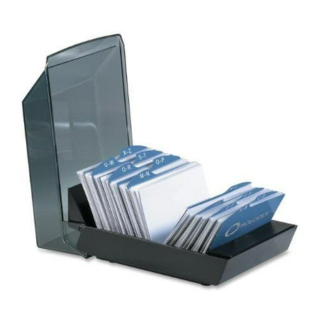 rolodex 67208 rolodex covered tray business card file 100 sleeves 200 card capacity - Business Card File rolodex 67208 rolodex covered tray business card file 100 sleeves 200 card capacity - Business Card File