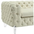 thumbnail image 4 of Celine Beige Linen Sofa, 4 of 5