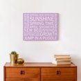 thumbnail image 4 of Creative Products Purple Spring Sayings 14 x 11 Canvas Wall Art, 4 of 5