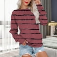 thumbnail image 2 of WZXFASHION Chandail en Molleton à Col Rond pour Femmes, Manches Longues, Mode Automne et Hiver, Soldes Aujourd'hui, 2 of 5