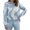 Blue, variant on Lilgiuy Women Casual Color Matching Pullover Long Sleeve V-Neck Sweater,Blue,6(M) Fall Fashion 2022 Spring Winter