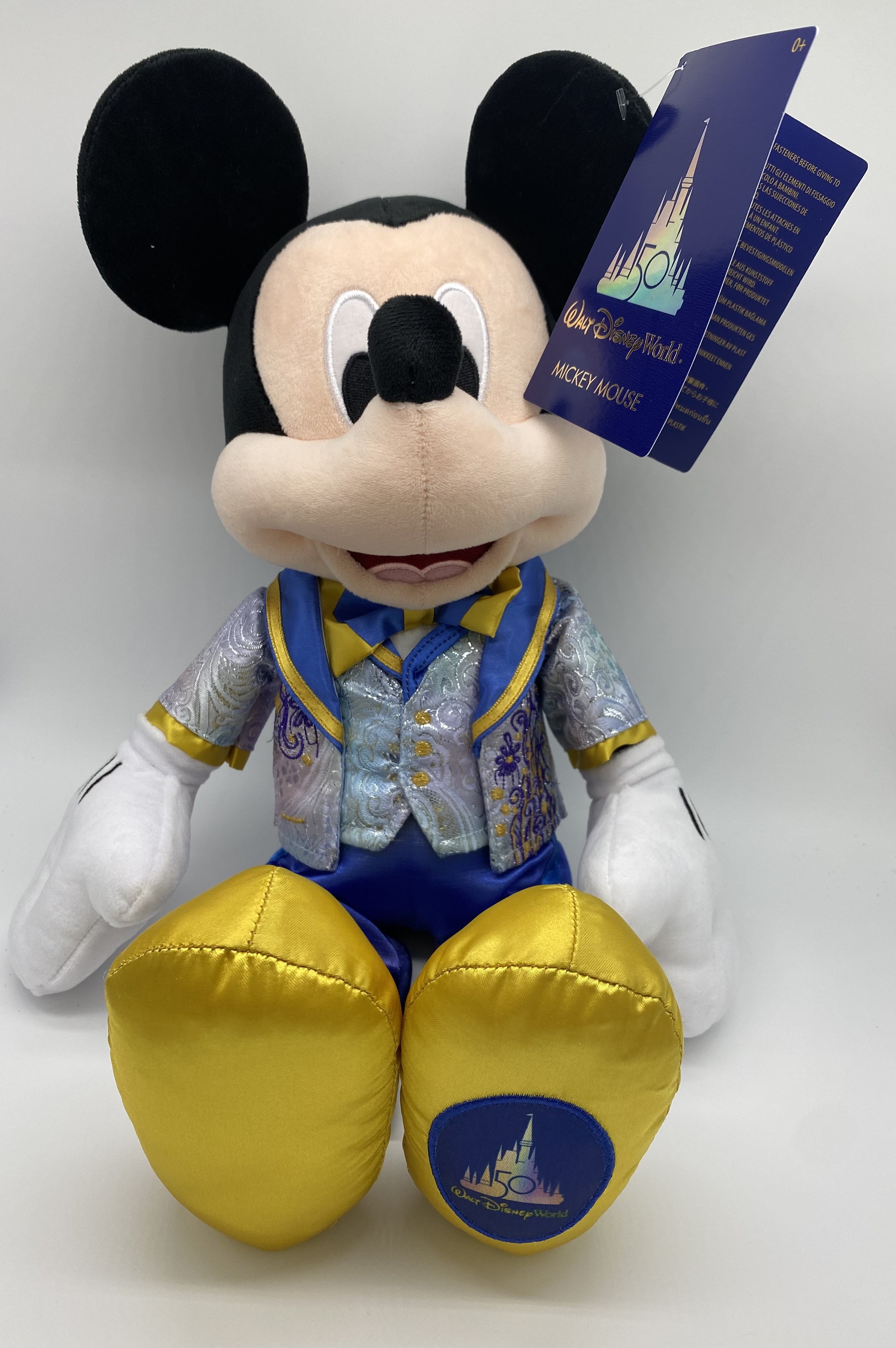 Ambassadeur geluid overschrijving Disney Parks WDW 50th The Most Magical Celebration Mickey Plush New with  Tag - Walmart.com