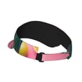 thumbnail image 2 of Daiia Summer Fruits And Sunglasses Pattern Sport Sun Visor Hats Visor Cap Adjustable Empty Top Baseball Cap Cotton Ball Caps for Women and Men, 2 of 7