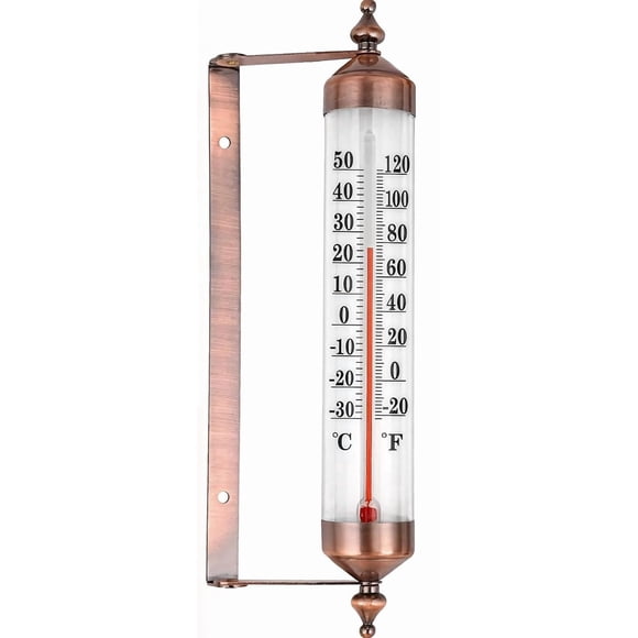 Termómetro TERMOFLY de acero impermeable estilo vintage para pared