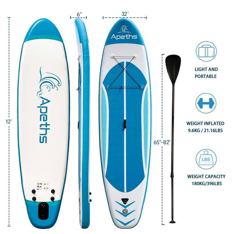 h*a様 AHD SUP ボード APETHS Inflatable Paddle Board SUP Board 12 Ft. 6 In. Thick