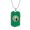 Military Chain (Gold), variant on Washington Flag Pendant Dog Tag Necklace Stainless Steel 24" Chain Silver Tone or Gold Tone