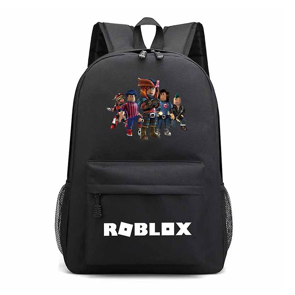Roblox Theme Backpack School Bag For Teens Girls Boys Kids Book Laptop Bag Waterproof Breathable Lightweight College Travel Rucksack