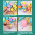 thumbnail image 2 of Injueey Huevos a juego para bebés, 6 uds., reconocimiento de forma de clasificación, juguete de aprendizaje temprano, regalos para niños Kits de decoración para fiestas, 2 of 6