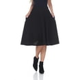 thumbnail image 7 of White Mark Women's Saya Flare Skirt, 7 of 7
