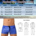 thumbnail image 5 of UngA Swimsuit for Men Colorblock Low Rise Underwear Padded Bikin with Drawstring Men’S Swim Trunks(Black,XXL), 5 of 5