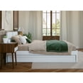 thumbnail image 6 of AFI Capri Full Solid Wood Platform Bed with Panel Footboard and Twin Trundle, White, 6 of 16