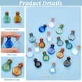 thumbnail image 4 of Paquete de 18 botellas de poción en 9 colores, con tapones de corcho redondos y hexagonales, para deseos, manualidades, bodas, cumpleaños, fiestas, 4 of 6