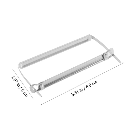 100Pcs Stationery Binder Fasteners Convenient Binder Clips Creative Binder Rings Office Binder