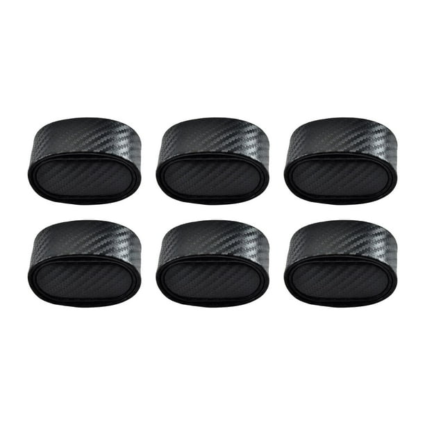 6x Almohadas para reloj Soporte para reloj de pulsera Soporte para reloj Pequeño Juego de soporte para reloj hecho a mano Estera de carbono negro