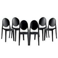 thumbnail image 1 of Heavenly Collection Black Plastic Armless Chair, 1 of 8