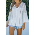 thumbnail image 2 of ABPHQTO Blusa de mujer blanca The Du Jour crochet, 2 of 5