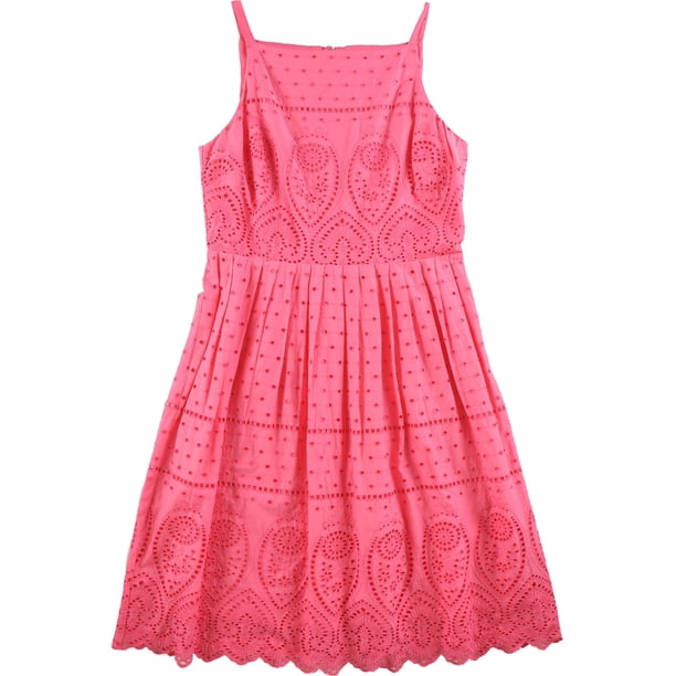 Vestido recto de encaje para mujer de Charter Club, rosa, 12 Charter Club Cambio