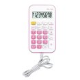 thumbnail image 1 of Calculadora de bolsillo JAAS mini portátil para estudiantes material ABS cuerda rosa, 1 of 5