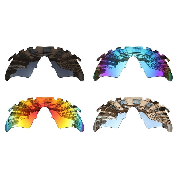 Vonxyz 4 Pack Polarized Replacement Lenses for Oakley M Frame Heater Vented Sunglasses