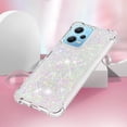 thumbnail image 4 of Slim Fit Phone Case for Redmi Note 12 4G, Glitter Liquid Quicksand Effect Silicone Soft TPU Case with Camera Lens and Screen Protection for Redmi Note 12 4G,LSWT Colorful, 4 of 6