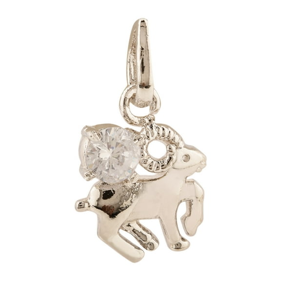 Efulgenz Silver Plated Cubic Zirconia Zodiac Sign Pendant Chain Constellation Necklace Jewelry Birthday Gift