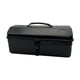 thumbnail image 2 of Caja de herramientas de hierro, caja de herramientas manual con asa, contenedor multifuncional para herramientas Negro, 2 of 9