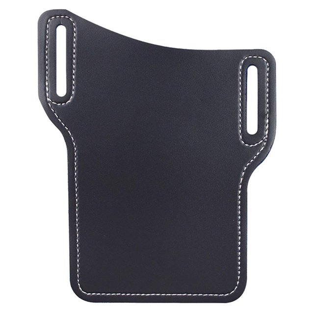 Riñonera Para Teléfono Móvil De 8 Colores Para Hombre, Riñonera De Cuero Pu Portátil, Bolsillo Para Teléfono Móvil Al Aire Libre Para Viajes, Escuela Diaria Sweethay AP006915-06