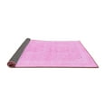 thumbnail image 2 of Ahgly Company Indoor Rectangle Abstract Pink Modern Area Rugs, 2' x 5', 2 of 4