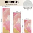 thumbnail image 4 of Pink Gold Wave Marble Pattern Kitchen Rugs Sets Of 3,Kitchen Runner Rugs Non Skid Washable,Decorative Kitchen Floor Mats for Kitchen,Sink,Laundry,17"x30"+ 17"x47" + 17"x59", 4 of 6