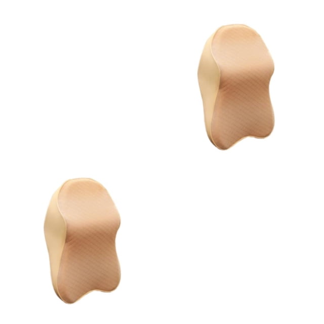 Riwesomey Car Neck Cushion for Driving Neck Headrest Cushion 3D Soft Beige S 2piezas