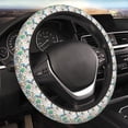 thumbnail image 3 of Lsque Fairy Flower Ultra Soft Car Steering Wheel Cover for Women, Standard 15 inch Size for Truck Van SUV Auto, 3 of 8