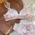 thumbnail image 3 of Hello Kitty Cute Lace Bikini Bra and Panty Set with Push Up for Girls Size S-XL, 3 of 9