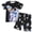 Astronaut Black, variant on Boys Cool Summer Outfits Set for Toddler Kids Short Sleeve Tee and Shorts 2 Pieces Little Boys Dragon Clothes