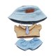 thumbnail image 3 of 4x Mini ropa para muñeca de 6 pulgadas, conjunto de pantalones para muñeca, ropa cómoda, ropa para muñeca con sombrero para muñeca colgante, edad 5-7 Estilo A, 3 of 8