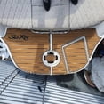 thumbnail image 3 of 2008 Sea Ray 230 Select Swim Platform Pad Boat EVA Foam Faux Teak Deck Floor, 3 of 10