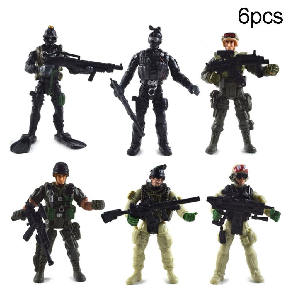 Acheter Figurines De Soldats De L'armée De La Seconde Guerre Mondiale, Police De Ville, Armes
