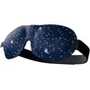 SMUG 100% Blackout Deep Sleep Mask, Adult, Contoured 3D Lash Protector, Blue Night Sky