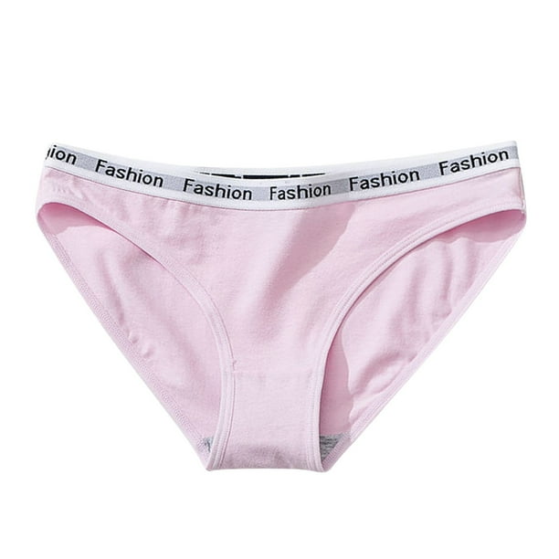 Gibobby Ropa interior hipster para mujer Bragas de algodon para mujer ropa interior deportiva para ninas ropa interior femenina Rosa L