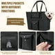 thumbnail image 3 of TSYKHAIA Portabebés para Perros: Bolso de Mano Portátil para Mascotas con Bolsillos y Correa de Seguridad, Bolso Transpirable para Cachorros de Gatos Pequeños y Medianos, 3 of 8