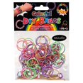 thumbnail image 1 of Bandas de repuesto para bricolaje con forma de arcoíris metálico, 100 unidades, con clips, 1 of 1